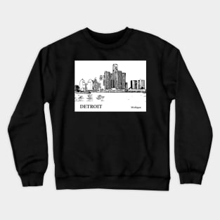 Detroit - Michigan Crewneck Sweatshirt